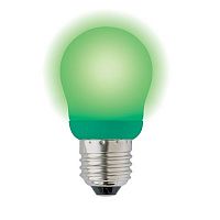 Лампа светодиодная Uniel ESL-G45 Шар Е27 220В 9Вт 560Лм Зеленая 45х83мм картинка 